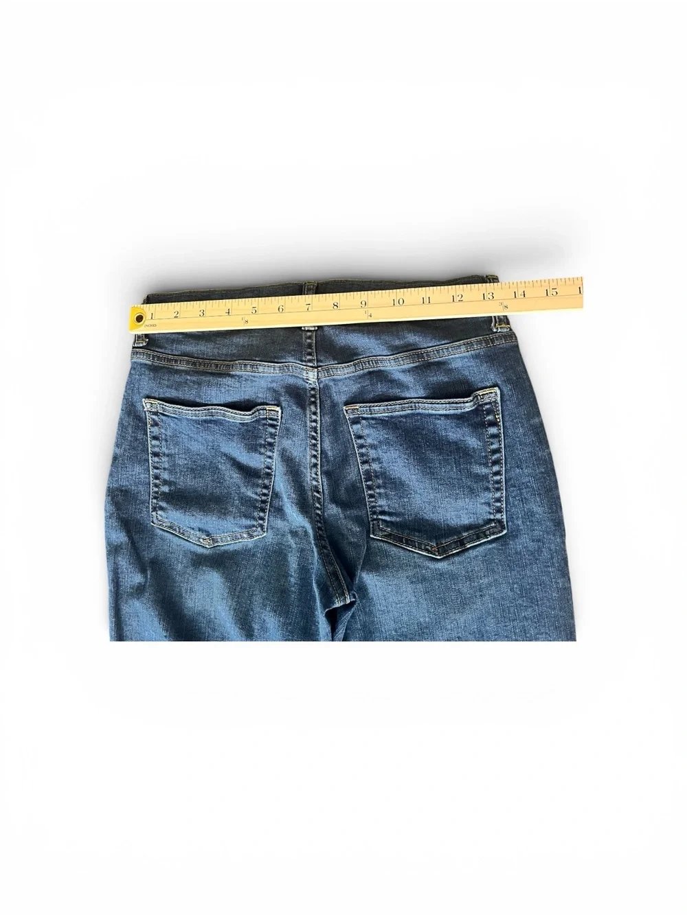 Gap Boys Stretch Athletic Taper Jeans Size 14 Regular Dark Wash Blue Denim